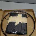 Uonlytech Bamboo Lamp Shade, Vintage Drum Lampshade Chandelier Lamp Cover Replacement Light Accessory for Pendant Floor Light, 30X30x20CM