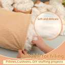4.4 lb Cotton for Pillow Stuffing, Soft Natural Cotton Filling, Cotton Batting Warm Fiber Fill Stuffing for Stuffed Animals, Cushion Quilt, Home DIY Crafts