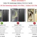 for Samsung Galaxy S24 Case with Camera Lens Cover HD Screen Protector, Dual Layer Military-Grade Drop Tested Magnetic Ring Holder Kickstand Protective Phone Case for Samsung Galaxy S24 (Purple)