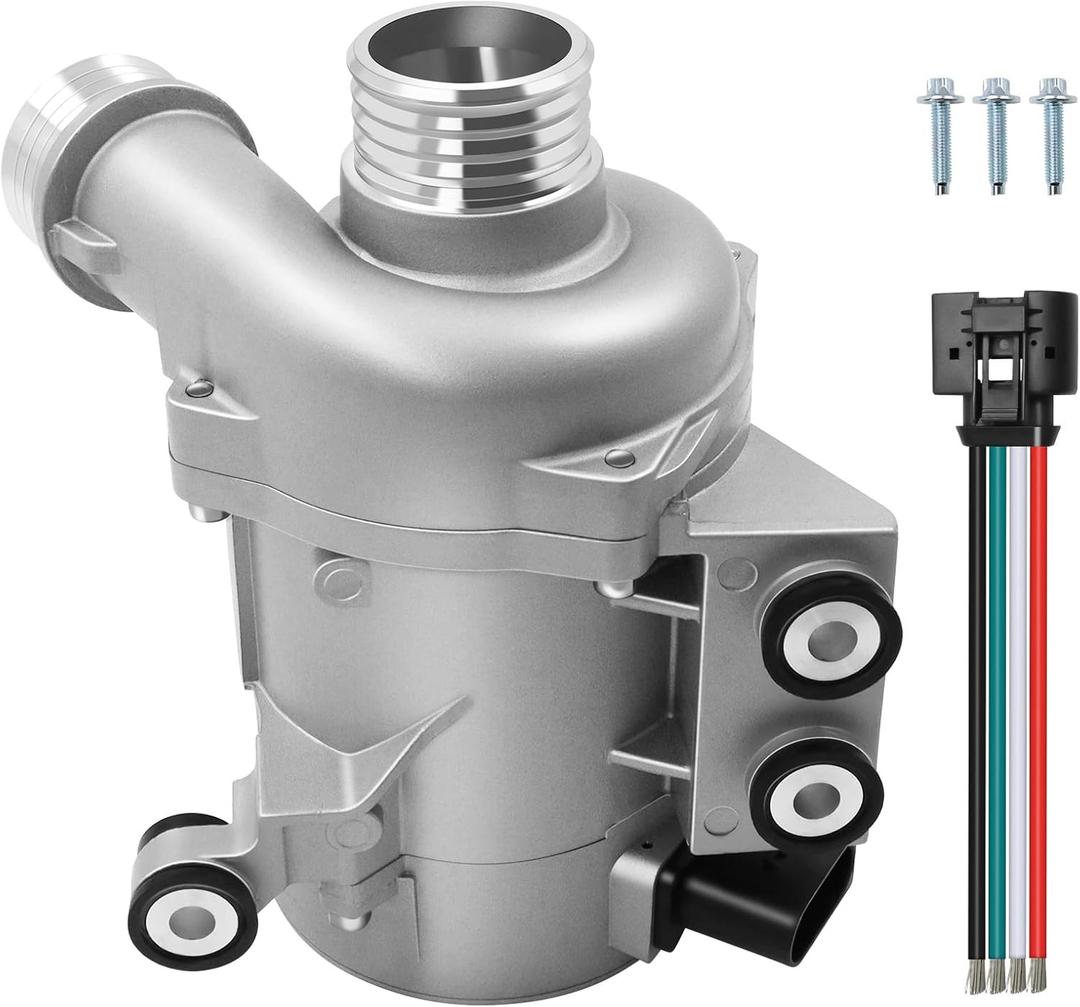 11517586925 Electric Engine Water Pump Compatible with BMW 128i 325i 325xi 328i 328xi 330i 330xi 525i 525xi 528i 528xi 530i 530xi X3 Z4 X5 E84 E70 E90 Replaces# 702851208 11517563183 11517546994
