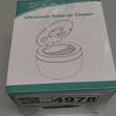 Upgraded Ultrasonic Retainer Cleaner Machine, 45kHz Ultrasonic Dentures Cleaner for Night Guards, Braces, Aligner, Toothbrush, Jewelry and More, 200ML Capacity, Black1