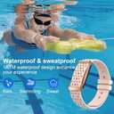 Smart Bracelet, Health Activity Fitness Trackers with Heart Rate Sleep Monitor, 24/7 Blood Oxygen/Calorie/Stress/Step Tracker, Health Fitness Bands, 170+ Sports Modes Smart band with Free APP, 2 Bands (Pink)