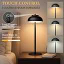 2 Pack Led Cordless Table Lamps Rechargeable,Table Lights Battery Operated-IP65 Waterproof-for Outdoor Patio/Restaurants/Home/Dinner/Table Lighting-Touch Control & Dimmable