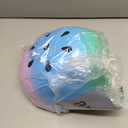Kids Bike Helmet, Adjustable and Multi-Sport, from Toddler to Youth, 3 Sizes (Medium: 21.3" - 22.4", Pink Blue Green)