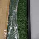 PETMAKER Artificial Grass Puppy Pee Pad with Tray, Reusable Dog Potty Training Mat for Indoor & Outdoor Use, Easy Clean Artificial Turf Surface for Dogs and Small Pets, Fake Grass Potty (Small 4-Layer System)