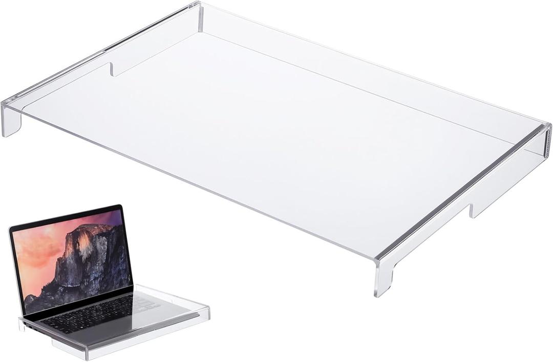 DOITOOL Clear Acrylic Keyboard Cover Protector, 14 in Laptop Keyboard Cover Mechanical Laptop Protector Cats from Touching Keyboard,13.8x9.8x0.6in (35.00X25.00X3.00CM)