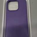 GONEZ for iPhone 14 Pro Case, Compatible with Magsafe, with Screen Protector + Camera Lens Protector, Soft Anti-Scratch Microfiber Lining, Shockproof Liquid Silicone Phone Cover, Deep Purple