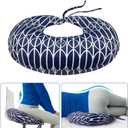 AOSSA BBL Pillow After Surgery Brazilian Butt Lift Pillow Post Surgery Recovery for Sitting Sleeping Driving Booty Butt Pillows for Women Lumbar Back Hip Cushion Seat Support Foam BBL Wedge Pillow (Navy Blue)