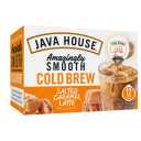 JAVA HOUSE Salted Caramel Latte Cold Brew Coffee Capsules, 1.35 Fluid Ounces (12 Count) Peel and Pour, TSA Approved, Travel Friendly Cold Brew, Hot or Iced (EXP 06/26/26)