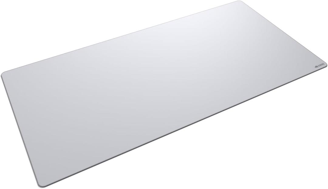 GLORIOUS Gaming Mouse Pad GMP 2 - XXL - Spill-Proof Mouse Pad, Optimised for Gaming Sensors, Balanced Surface for Speed & Control, Stitched Edges - 915mm x 460mm x 3mm - White 2XL Desk Mat, 36L x 18W inches