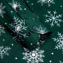 Hi-Tie Mens Christmas Dress Shirts Long Sleeve Casual Ugly Santa Claus Button Down Xmas Shirts for Men Party Holiday (Green, XXL)