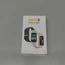 FITVII FINO 2 Slim Fitness Tracker, Smart Watch with Blood Oxygen, Sleep Monitor, 24/7 Heart Rate & Blood Pressure, IP68 Waterproof Health Activity Trackers with Calories Step Counter for Women Men (White)