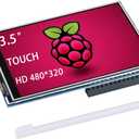 3.5 Inch 480x320 Touch Screen TFT LCD SPI Display Panel for Raspberry Pi 5, Pi4B, 3B+, 3B, 2B