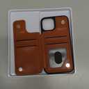 DJDUCK Designed for iPhone 14 Case Wallet with Card Holder, [Magnetic Clasp Cover] [RFID Blocking Leather Protection] Shockproof Women Men Cases 6.1 Inch for Apple 14 Light Brown