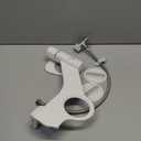 Ultra-Slim Bidet Attachment, Posterior & Feminine Wash-(Retractable Dual Nozzles), (White)