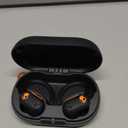 Skullcandy Push ANC Active Wireless Earbuds, Bluetooth Headphones, Noise Cancelling, 58 Hours Battery, Secure-Fit Over-Ear Hanger, Sweat and Waterproof, Microphone for iPhone Android - Black/Orange