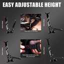 Motorcycle Front and Rear Wheel Stand Lift,Universal Portable Height Adjustable Jack Lift Stand for Most Wheels Maintenance