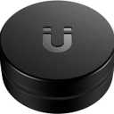 Ultra Magnetic AirTag Holder | Waterproof | Shatterproof | Minimalist Design | Compatible with Apple AirTag(1st & 2nd gen), Extra 3M Tape for Optional Mounting, Magnet Case for Car, Truck (Mid-nite BLK)