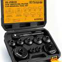 ELEAD 10-Piece Oil Filter Socket Wrench Set, 3/8" Drive Metric Cap Oil Filter Removal Tool, Low Profile Filters Socket Set with Ratchet Wrench Handle, Oil-change Kit Compatible with Toyota BMW Honda