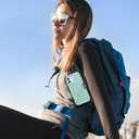 FNTCASE for iPhone 12 Magnet Case: Magnetic Dual Layer Protective Cell Phone Cover with Belt-Clip Holster | Military Grade Drop Proof Protection Durable Non Slip Textured Back Phonecase (Mint Green)