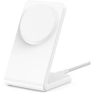 Mag.Safe Charger - iPhone Charger Stand, Magnetic Fast Wireless Charger for iPhone 17/16/15/14/13/12 Series - White