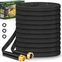 Non-Expanding Garden Hose 50FT, Lightweight & DurableWater Hose, No-Kink, Tough & Flexible Hose, Crush-Proof for Yard, Lawn, Outdoor, Car Wash, Marine and Camper