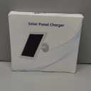 Solar Panel for Ring Camera, 4W Solar Charger Compatible with Rings Spotlight &Stick Up Outdoor Cam Battery, 10ft Long Cable with USB-C to Ring Barrel Plug Adapter