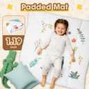 Teepee Tent for Kids with Lights, Kids Play Tent Indoor with Thicked Mat & Dream Catcher, Toddler Tent with Storage Pockets and Mesh Window for Reading Nook and Imaginative Games