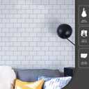 Art3d Premium 10-Sheet Peel and Stick Tile Backsplash - 12"x12" for Kitchen , Bright White