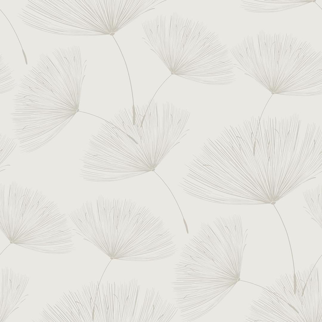 Safiyya Dandelion Peel and Stick Wallpaper Beige Neutral Modern Contact Paper Peel and Stick Wall Paper Self Adhesive Removable Wallpaper for Bedroom Bathroom Vinyl Roll 78.7"x17.3"