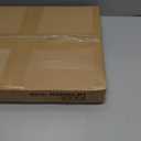 smusei Drink Table Small Side Table with Marble Base Pedestal Side Table Drink Tables for Small Spaces Round End Table Mini Side Table for Sofa Couch Chair Patio, Brown and Black