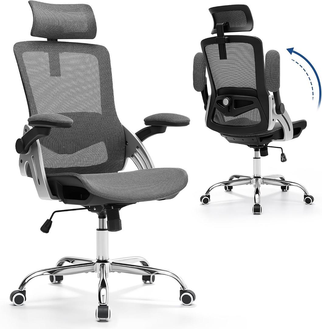 Fizzin Office Chair Mesh Desk Chair with 3D Armrests Computer Chair