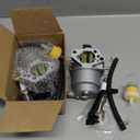 GP5500 Carburetor Fits for Generac GP6500 DeWalt DG6000 6550 7000B DXGNR7000 8000 8750 Watts Gas Generator 420cc 13HP Engine with Fuel Line Filter Gasket Spark Plug Carb Kit 2 Pack