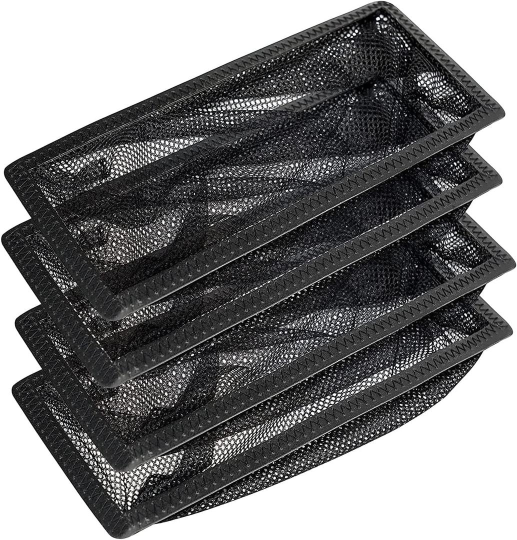 HAAK - Floor Vent Cover Trap, Durable Screen That Attaches Easily to Vent Covers for Home Floor, 4-Pack Air Vent Filters for Trapping Debris, Easy to Install and Remove, 4 x 10 inches Each