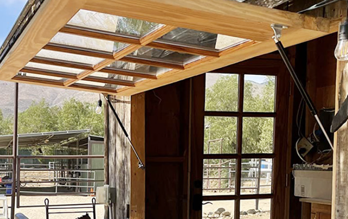 HelloAuto C16-09461 14 inch 40Lbs 178N Gas Strut Shocks Lift Support for Leer Camper Shell Truck Cap Canopy Topper Rear Window Tool Box Lid RV Door