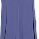 Amazon Essentials Women's Jersey Regular-Fit Sleeveless v-Neck Midi Dress (Previously Daily Ritual) (Medium Blue)