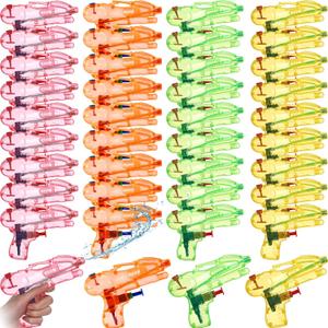 Leyndo 50 Pack Water Gun for Kids Mini Water Gun Bulk Colorful Blaster Squirt Pistol Bulk for Boys Girls Outdoor Beach Game Summer Swimming Pool Party Favor(Fresh, Cute)