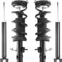 UNITY AUTOMOTIVE 4-11407-255090-001 Front and Rear Replacement Complete Strut Assembly Shock Kit Fits 2009-2013 Infiniti G37 Coupe