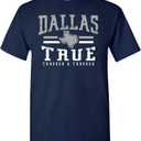 Team Retro Vintage Men's T-Shirt for Football Fans (Large)