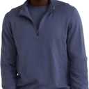 Organic Basics Men's Soft Knit Half Zip Sweater