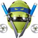 Superhero Ninja Cosplay Costume with Toy Weapons, Eye Masks and Shell for Kids Children (Blue)