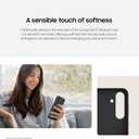SAMSUNG Galaxy S25 FE Kindsuit Phone Case, Textured Feel, Chic Protective Cover, Soft Inner Lining, Elegant, US Version, Black