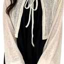 Milumia Women's Tie Front Lantern Long Sleeve Cardigans Knit Lightweight Crop Tops (S)