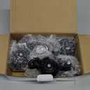 RidRed Office Chair Wheels Replacement Heavy Duty 2 Inch Roller Blade Wheels for Carpet Hardwood Floors, Support 2000 LB, Rubber Rollerblade Desk Chair Casters, Standard Stem Universal Fit, Set of 5 (Transparent Black)