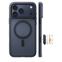 TORRAS Magnetic Shockproof for iPhone 17 Pro Case, Camera Control, Compatible with MagSafe, Military-Grade Protection, Stronger Slim Translucent Phone Case for iPhone 17 Pro, Black