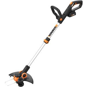Worx String Trimmer Cordless GT3.0 20V PowerShare 12" Edger & Weed Trimmer (2 Batteries & Charger Included) WG163