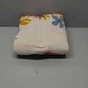 Boho Throw Blanket 100% Cotton Soft Bed Throw Twin Lightweight Spring Blanket Floral Bird and Butterfly Room Decor Breathable Bed Blankets,60"x80" All Season Reversible Blankets for Sofa Couch Chair