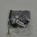 Women's Bikini Sets Two Piece Swimsuit High Waisted V Neck Twist Front Adjustable Spaghetti Straps Bathing Suit, Extra Large, Black 