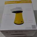 Elite Gourmet Fast Hot Air Popcorn Popper, 1300W Electric Popcorn Maker with Measuring Cup & Butter Melting Tray, Oil-Free, Great for Home Party Kids, Safety ETL Approved, 4-Quart, Yellow