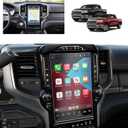 Ram Screen Protector 12 Inch Matte for 2019-2026 Dodge Ram 1500 2500 3500 Uconnect 12 In Touchscreen Ram Pickup Truck Accessories 9H Anti-Fingerprint & Glare Tempered Glass Film